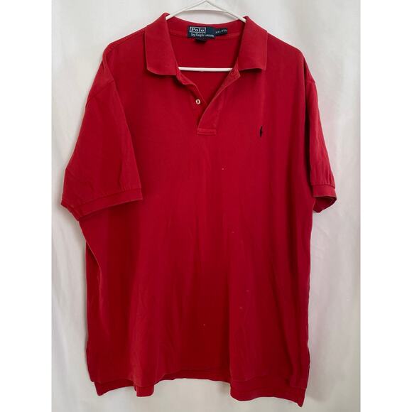Polo By Ralph Lauren Men's Polo Shirt Color Red Size XXL - Picture 1 of 5